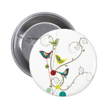 Vignes modernes de nature d'été de remous lunatiqu badge