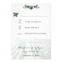 Vignoble toscan vintage d'établissement vinicole é invitations