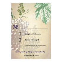 Vignoble toscan vintage d'établissement vinicole é invitations
