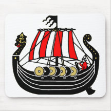 Viking se transportent longtemps pour Vikings Tapis De Souris