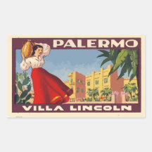 Villa Lincoln (Palermo - Italy) Autocollants
