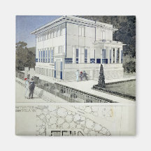 Villa Wagner, Vienne Magnets Pour Réfrigérateur