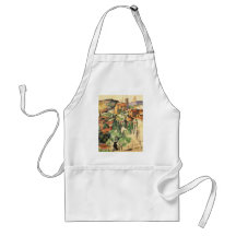 Village de Gardanne Cezanne, impressionisme vintag Tablier