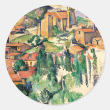 Village de Gardanne, Paul Cézanne Autocollants