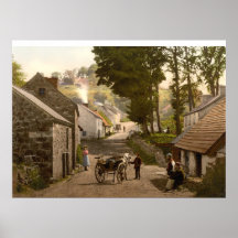 Village de Glencoe, comté Antrim, Irlande du Nord Posters