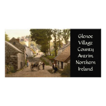 Village de Glenoe, comté Antrim Photocarte Personnalisée