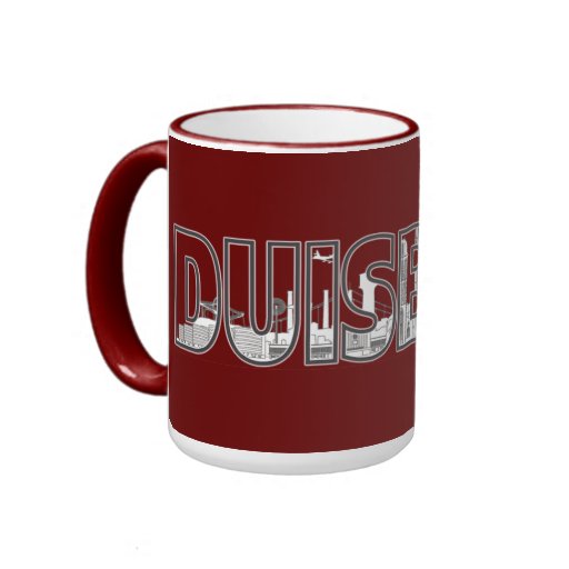 Ville de Duisbourg Skyline - tasse/tasse à café