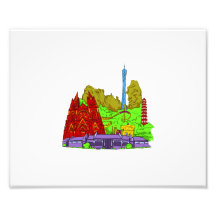 ville de guangzhon aucun graphique buildings.png d impressions photographiques