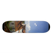 Ville de Hluboka sous le château Skateboards Personnalisés