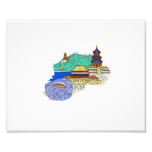 ville de Pékin aucun voyage graphic.png de txt Photos D’art