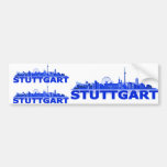 Ville de Stuttgart Skyline - autocollant de voitur Autocollants Pour Voiture