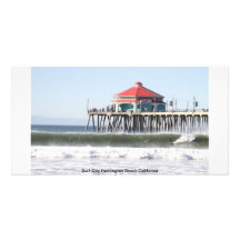 Ville de surf modèle pour photocarte