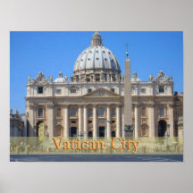 Ville du Vatican Affiches