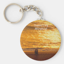 Ville le Maryland Keychain d'océan Porte-clef