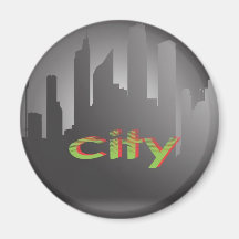 ville magnets pour réfrigérateur