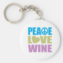 Vin d'amour de paix porte-clefs
