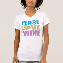 Vin d'amour de paix t-shirts