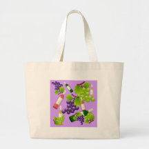 Vin et raisins sacs