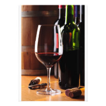 Vin rouge faire-parts