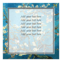 Vincent van Gogh, arbre d'amande de floraison Invitations Personnalisées