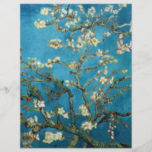 Vincent van Gogh, arbre d'amande de floraison Prospectus En Couleur