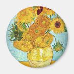 Vincent van Gogh - vase avec 12 tournesols Aimants