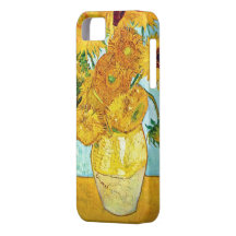 Vincent van Gogh - vase avec 12 tournesols iPhone5 Étui iPhone 5
