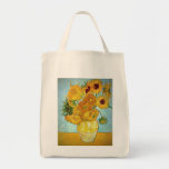 Vincent van Gogh - vase avec 12 tournesols Sac Fourre-tout