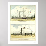 Vindicator blindé par D.M.N. Stouffer en 1864 Affiche