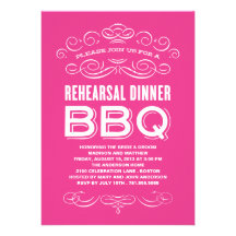 VINTAGE BBQ | REHEARSAL DINNER BBQ CARD