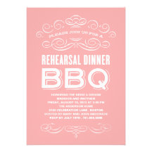 VINTAGE BBQ | REHEARSAL DINNER BBQ CUSTOM INVITE