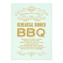 VINTAGE BBQ | REHEARSAL DINNER BBQ INVITE