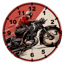Vintage Motorcycles Horloges