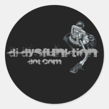 Vinyl_Records, DJ DysFunktion, COM de point Autocollants
