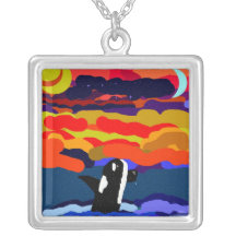 Violation au collier de baleine de Sun de minuit