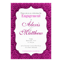 Violette Luxe d'amour Invitations Personnalisées
