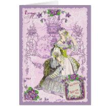 Violette parisien Rosee Parfume Cartes De Vœux