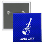 Violon bleu pin's