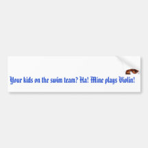 Violon Bumpersticker Autocollant Pour Voiture