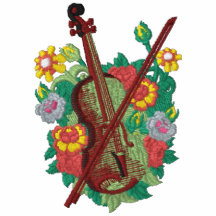 Violon floral