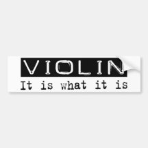 Violon il est autocollant pour voiture
