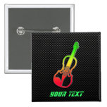 Violon lisse badges avec agrafe