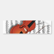 Violon Lover_ Adhésif Pour Voiture