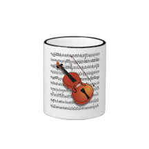 Violon Lover_ Tasse À Café
