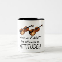 Violon ou violon ? ? ? tasse à café