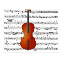 Violoncelle et Me_ Cartes Postales