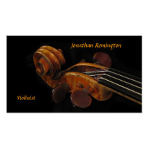 Violoniste Cartes De Visite Professionnelles