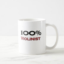 Violoniste de 100 pour cent mugs à café