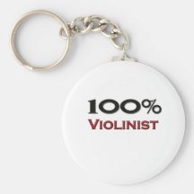 Violoniste de 100 pour cent porte-clés