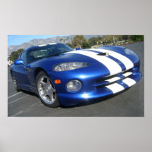 Vipère GTS de 1996 Dodge Affiche